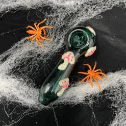 Burning Love Mushroom Bowl- Teal Pipes