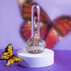 Burning Love Tiny Mushroom Beaker Bubbler Bubblers