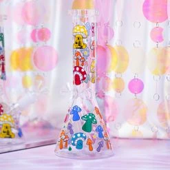 Burning Love Rainbow Mushroom Bong Bongs
