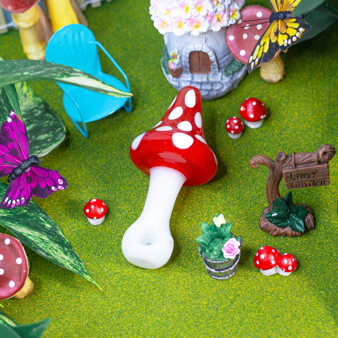 Burning Love Pipes Toadstool Mushroom Pipe 3 Burning Love Pipes Toadstool Mushroom Pipe