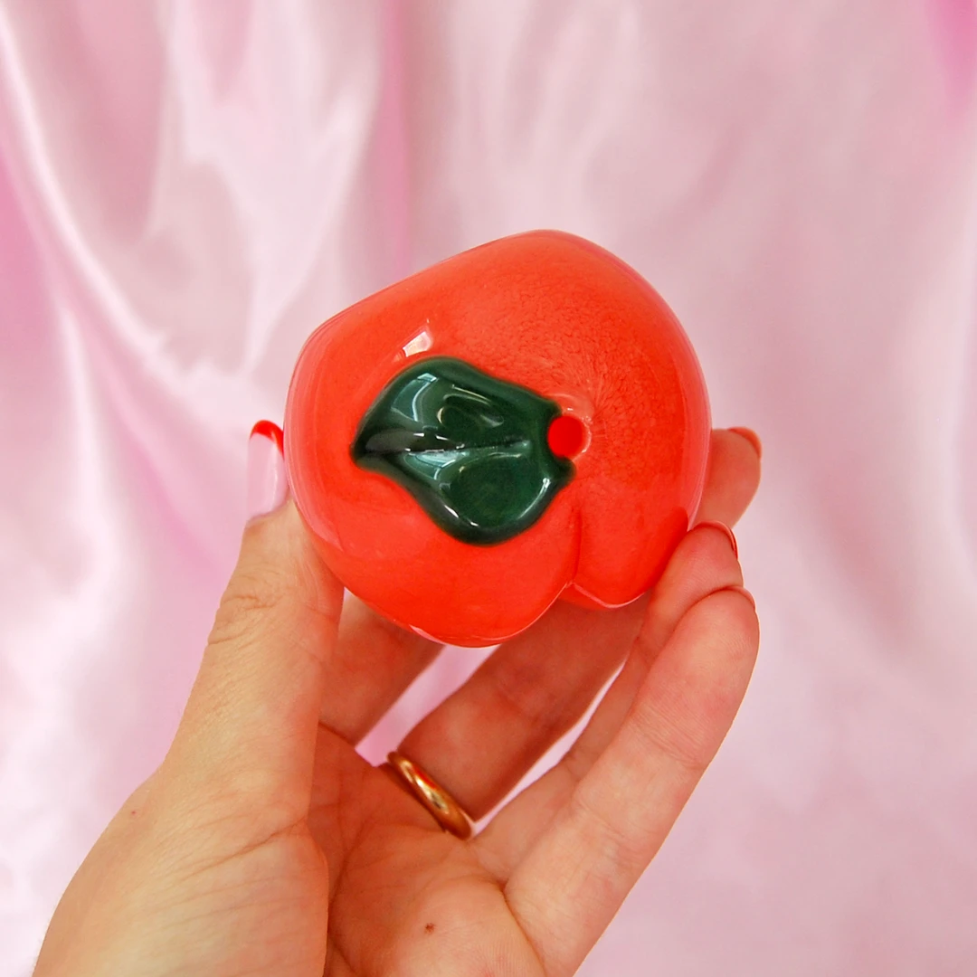 Burning Love Pipes Peach Fruit Pipe- Peach 7 Burning Love Pipes Peach Fruit Pipe- Peach
