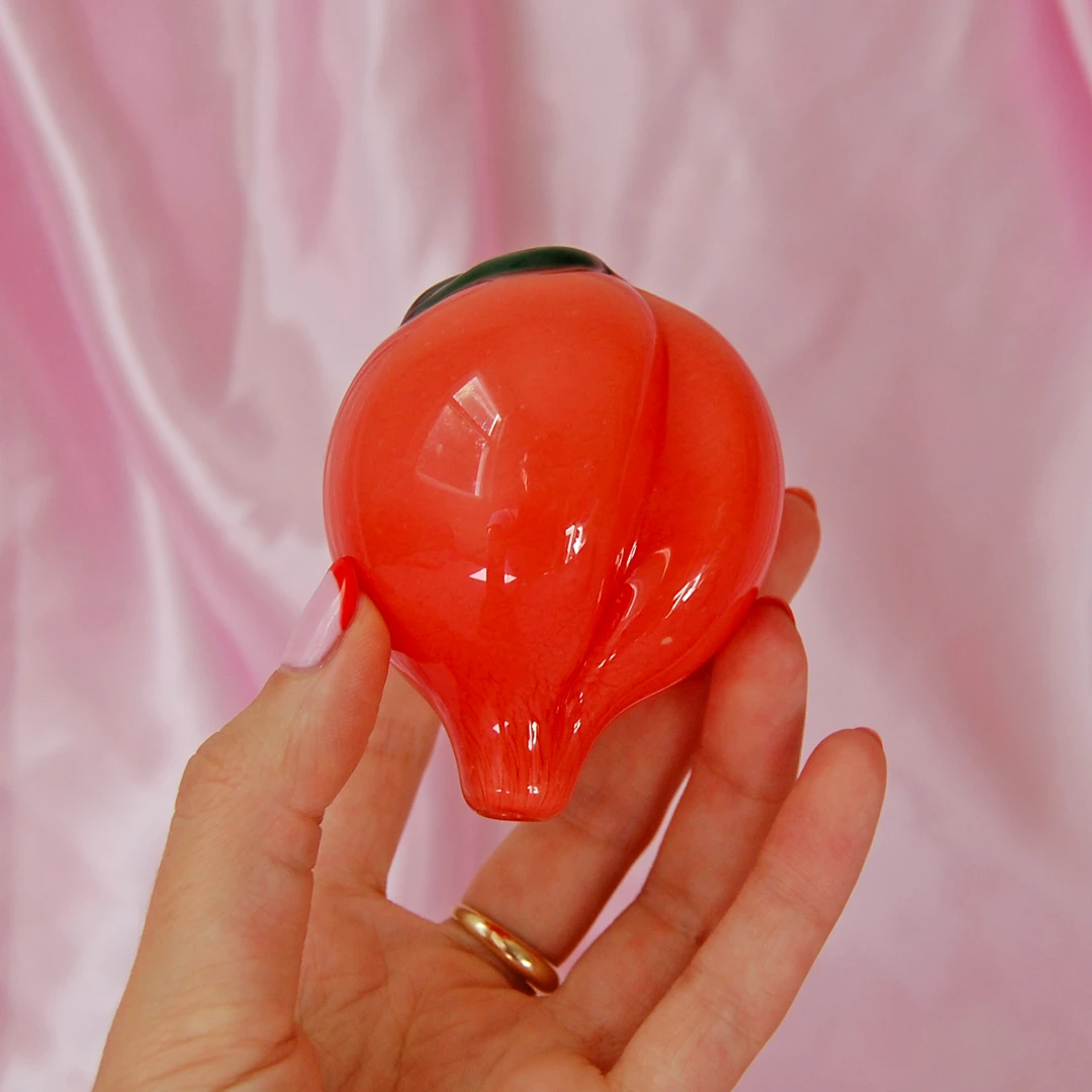 Burning Love Pipes Peach Fruit Pipe- Peach 5 Burning Love Pipes Peach Fruit Pipe- Peach