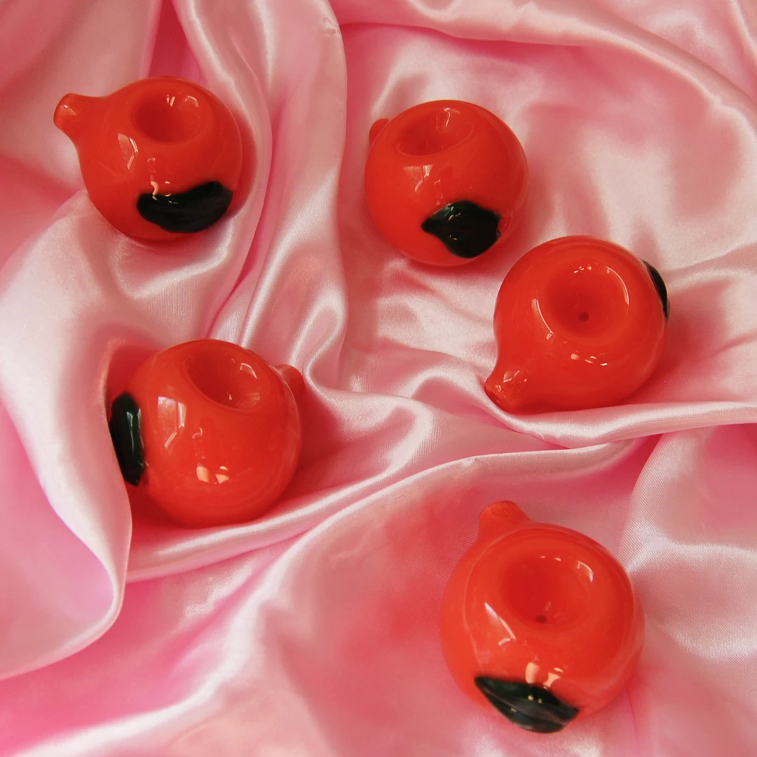 Burning Love Pipes Peach Fruit Pipe- Peach 6 Burning Love Pipes Peach Fruit Pipe- Peach