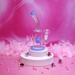 Burning Love Chic Water Pipe- Periwinkle Bongs