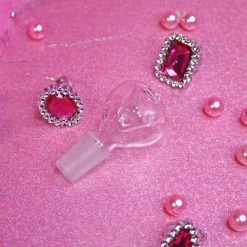 Burning Love Chic Water Pipe- Periwinkle Bongs