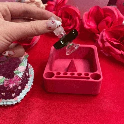 Burning Love Pink Silicone Debowler Ash Tray