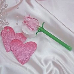 Burning Love Tulip Pipe- Pink Pipes