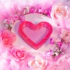 Burning Love Pink Heart Ash Tray