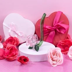Burning Love Large Pink Rose Pipe 22 Burning Love Large Pink Rose Pipe
