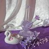 Burning Love Heart Water Pipe- Lavender