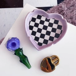 Burning Love Small Rose Bowl- Purple