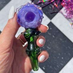 Burning Love Small Rose Bowl- Purple