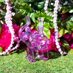 Burning Love Elephant Bong- Purple