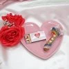 Burning Love Pipes Rainbow Heart Spoon Pipe