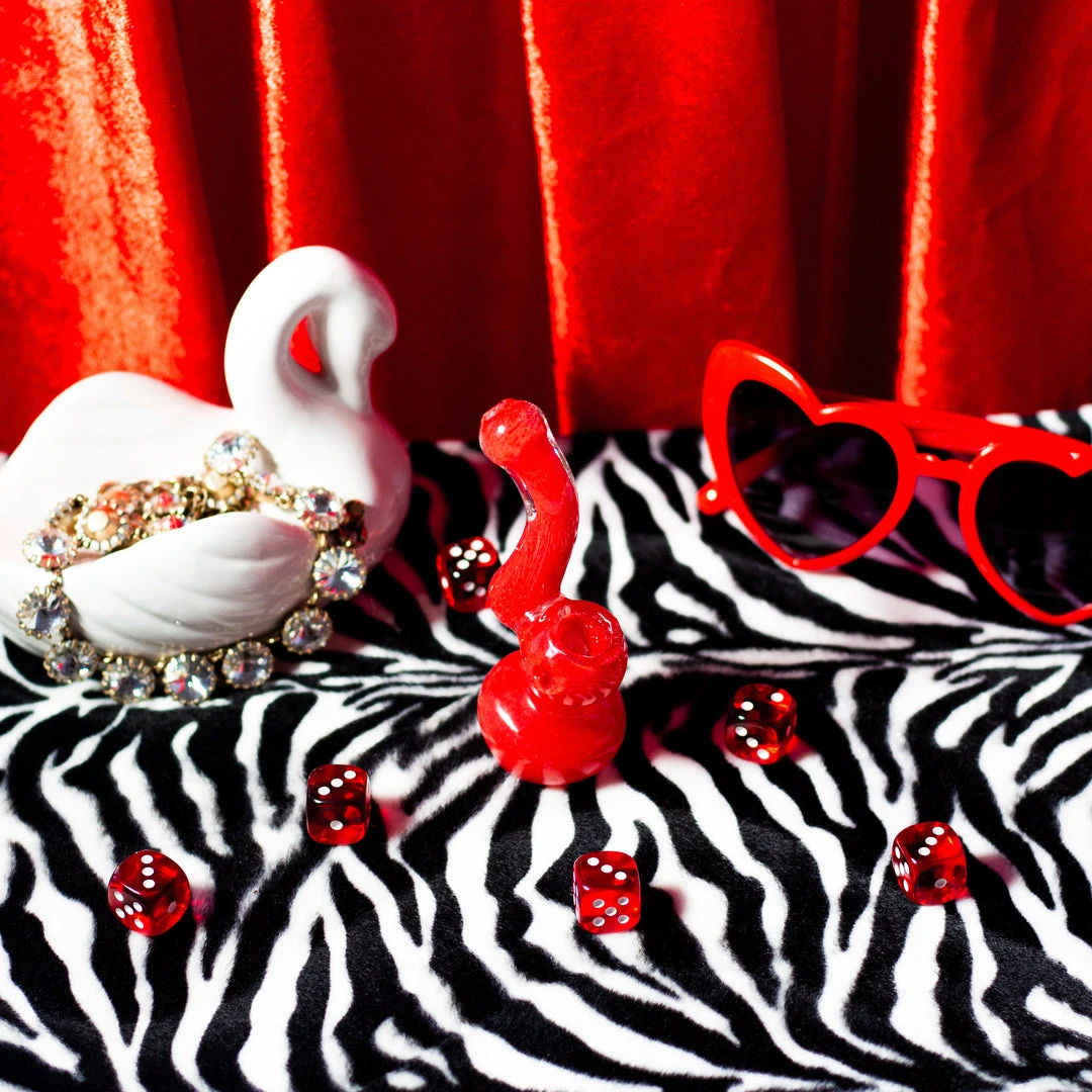 Burning Love Bubblers Mini Red Bubbler Burning Love Bubblers Mini Red Bubbler