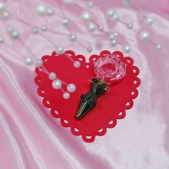 Burning Love Small Rose Bowl- Pink