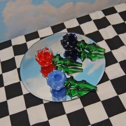 Burning Love Small Rose Bowl- Pastel Pipes