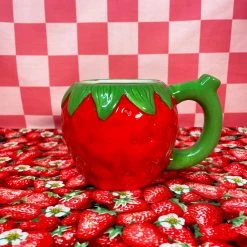 Shop Burning Love Pipes Strawberry Wake N Bake Mug Pipe