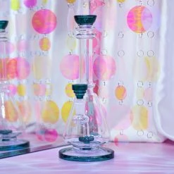 Burning Love Tres Chic- Teal Bongs