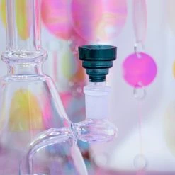 Burning Love Tres Chic- Teal Bongs