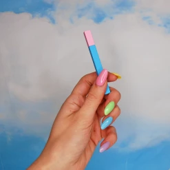 Burning Love Lighters Blue Two Tone Queue Stick Lighter