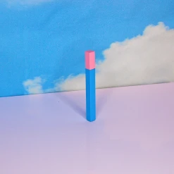 Burning Love Lighters Blue Two Tone Queue Stick Lighter