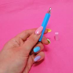 Burning Love Lighters Blue Two Tone Queue Stick Lighter