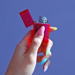 Burning Love Transparent Pink Lighter Lighters
