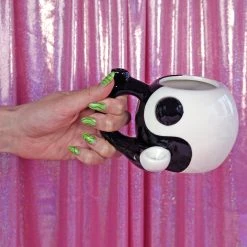 Shop Burning Love Pipes Yin Yang Wake N Bake Mug Pipe